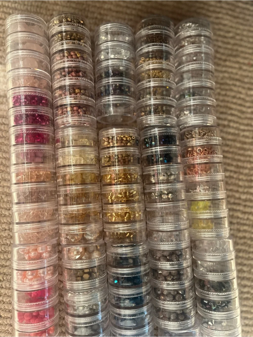 13 pounds of beads and jewelry making supplies